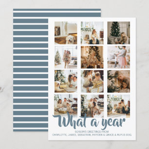 Cartes Pour Fêtes Annuelles Quel an photo Noël personnalisé