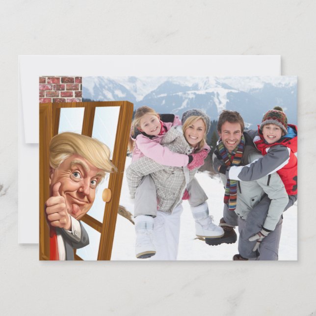Cartes Pour Fêtes Annuelles Quel PHOTOBOMB (Devant)