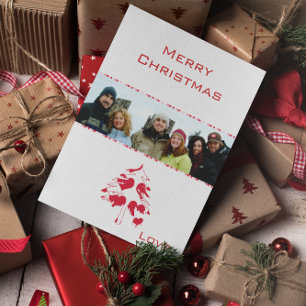 Cartes Pour Fêtes Annuelles Quel Sauveur Joyeux Noël & Votre Famille Photo