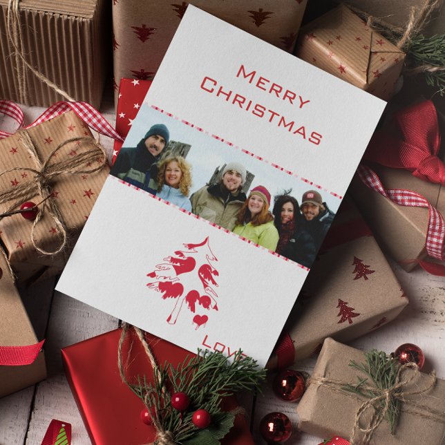 Cartes Pour Fêtes Annuelles Quel Sauveur Joyeux Noël & Votre Famille Photo (Créateur téléchargé)