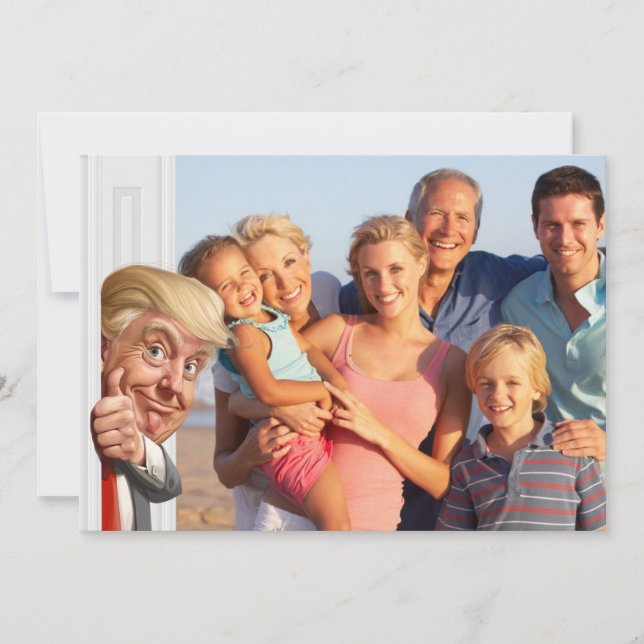 Cartes Pour Fêtes Annuelles Quelle PHOTOBOMBE (Devant)