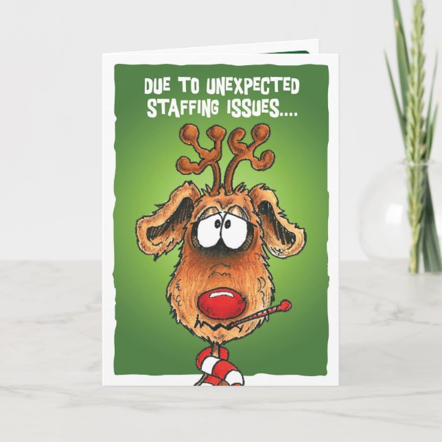 Cartes Pour Fêtes Annuelles Questions de dotation de Noël (Devant)