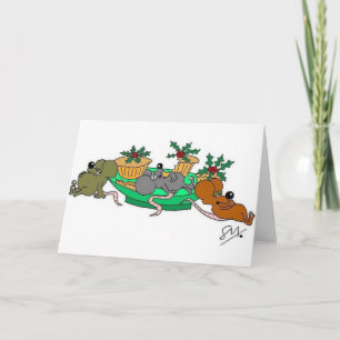 Cartes Pour Fêtes Annuelles Qui a mangé toutes les tartes