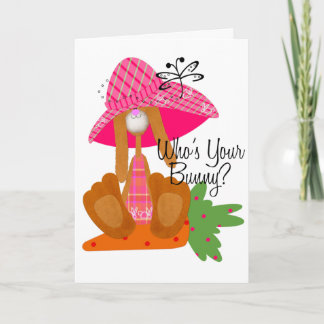 Cartes Pour Fêtes Annuelles Qui est ton lapin ?