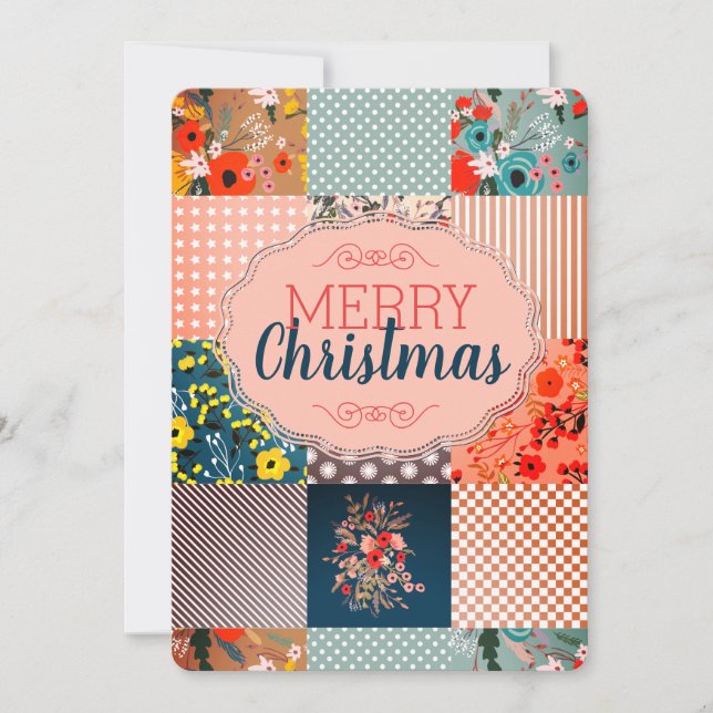 Cartes Pour Fêtes Annuelles Quilt bloque quilt matelot matelot (Devant)