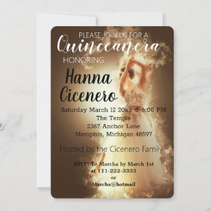 Cartes Pour Fêtes Annuelles Quinceanera