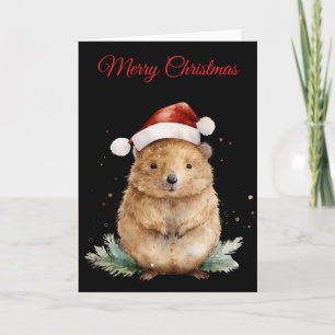 Cartes Pour Fêtes Annuelles Quokka de Noël