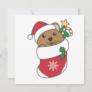 Cartes Pour Fêtes Annuelles Quokka Noël Neige Hiver Animaux Quokkas Vacances