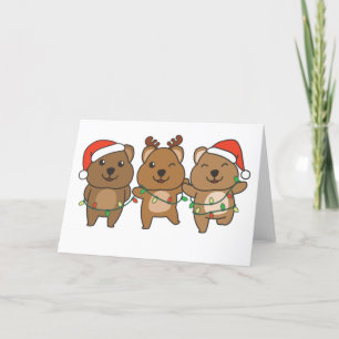 Cartes Pour Fêtes Annuelles Quokka Noël Noël Animaux Mignons Quokkas Ho