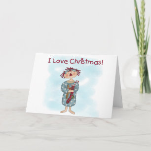 Cartes Pour Fêtes Annuelles Raggedy Ann Christmas