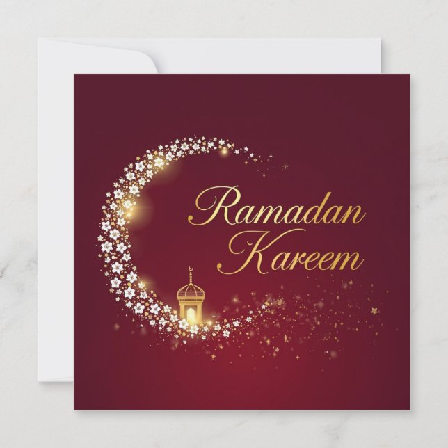 Cartes Pour Fêtes Annuelles Ramadan Kareem holiday Personalized Card (Devant)