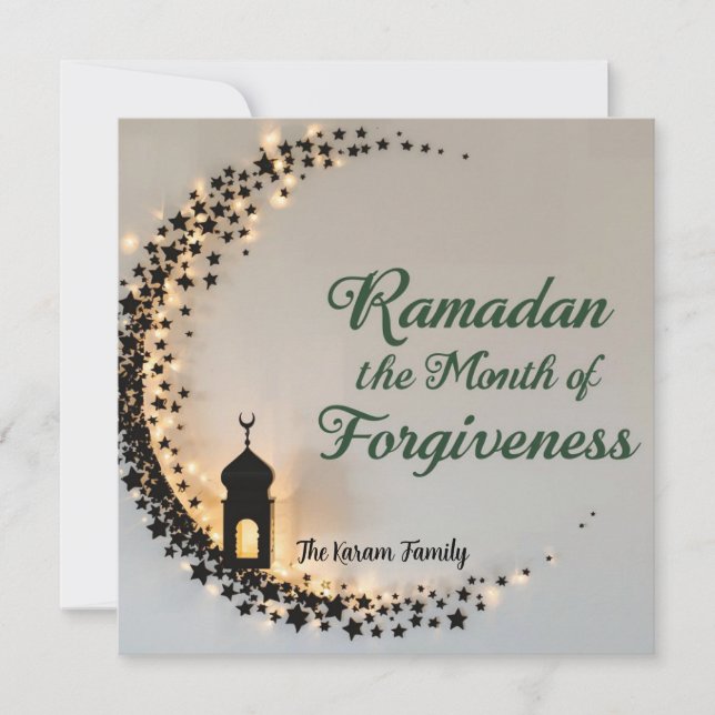 Cartes Pour Fêtes Annuelles Ramadan Kareem theme personalized gift paper (Devant)