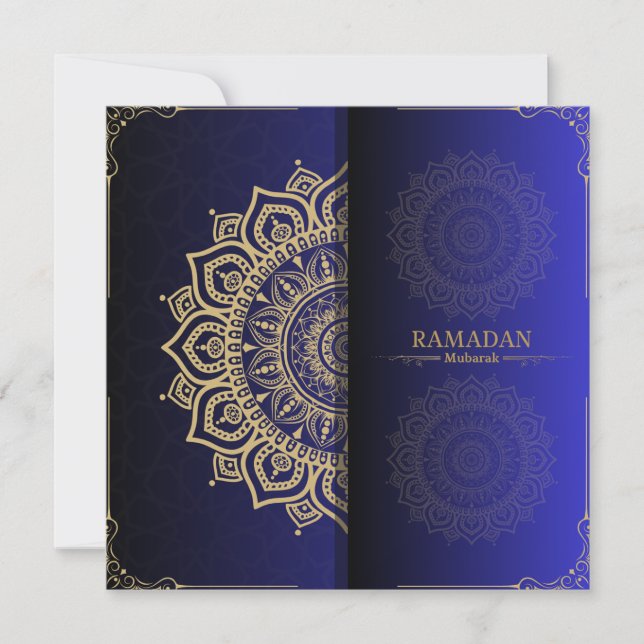 Cartes Pour Fêtes Annuelles ramadan Moubarak ramadan souhaite (Devant)