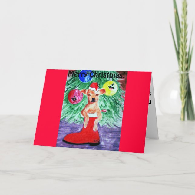 Cartes Pour Fêtes Annuelles Ramène-moi à la maison pour Noël (Devant)