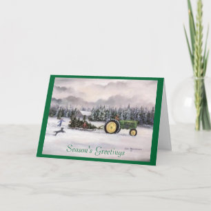 Cartes Pour Fêtes Annuelles Ramenez l'arbre à la maison, Bonnes Fêtes