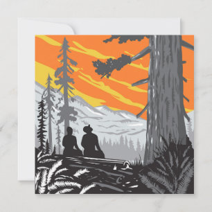 Cartes Pour Fêtes Annuelles Randonnées à Jedediah Smith Redwoods State Park WP