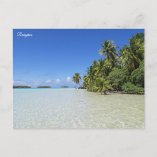 Cartes Pour Fêtes Annuelles Rangiroa Blue Lagoon