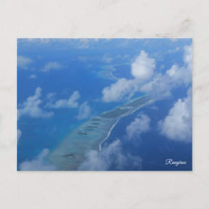 Cartes Pour Fêtes Annuelles Rangiroa vu d'avion