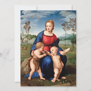 Cartes Pour Fêtes Annuelles Raphael - Madonna Du Goldfinch