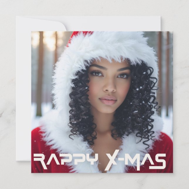 CARTES POUR FÊTES ANNUELLES RAPPY X-MAS (Devant)