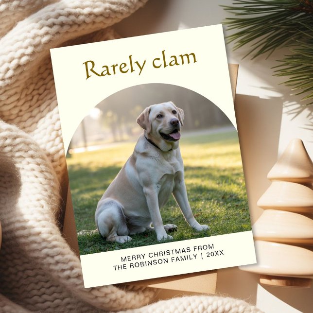 Cartes Pour Fêtes Annuelles Rarely Christmas Candle Glow | Warm Pet Christmas  (Créateur téléchargé)