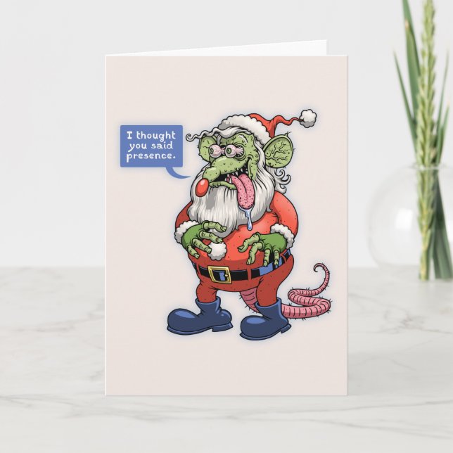 Cartes Pour Fêtes Annuelles Rat Kringle (Devant)