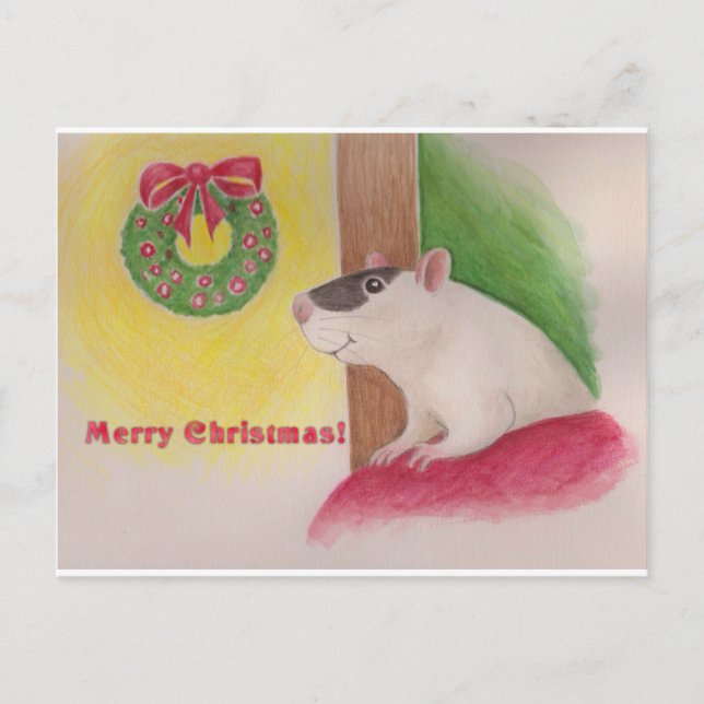 Cartes Pour Fêtes Annuelles Ratty Christmas (Devant)