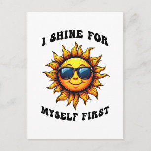 Cartes Pour Fêtes Annuelles Ray Of Sarcastic Sunshine - Je Brille Pour Moi-Mêm