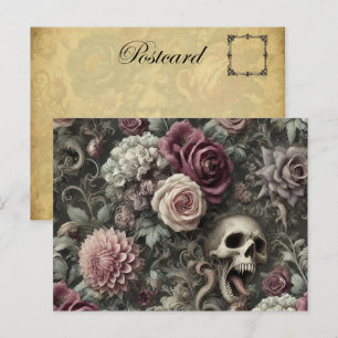 Cartes Pour Fêtes Annuelles Reaping in the Rose - gothique victorien