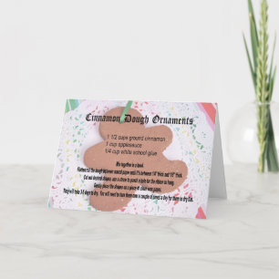 Cartes Pour Fêtes Annuelles Recette de l'ornement de la cannelle