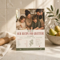 Recette Personnalisée pour la fête de Thanksgiving