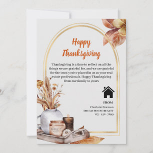 Cartes Pour Fêtes Annuelles Recette Thanksgiving Recette Immobilier Realtor Po