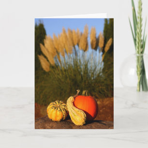 Cartes Pour Fêtes Annuelles Récolte d'automne