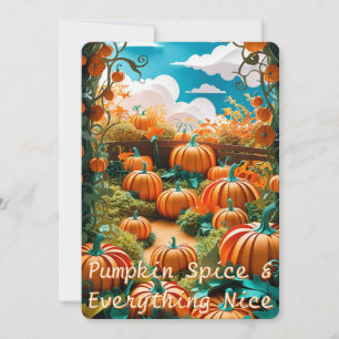 Cartes Pour Fêtes Annuelles Récolte de patchs citrouille