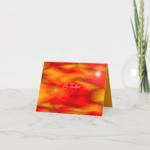 Cartes Pour Fêtes Annuelles Récolte Orange et or Be Thankist Minimalist v2