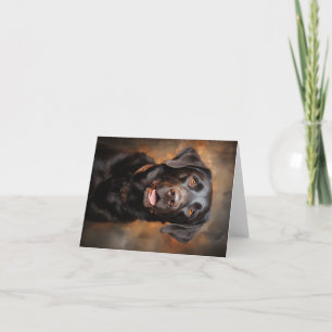 Cartes Pour Fêtes Annuelles Récupérateur de chocolat Labrador