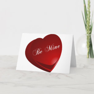 Cartes Pour Fêtes Annuelles Red Be Mon Coeur