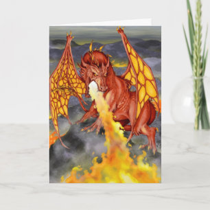 Cartes Pour Fêtes Annuelles Red Dragon Valentine's Card