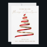 Cartes Pour Fêtes Annuelles Red Gold Tree 2024 Calendrier Joyeux Noël<br><div class="desc">Stylish Red Gold Tree 2024 Calendar Joyeux Noël est dans un élégant script de style manuscrit. Avec un calendrier pratique 2024 au dos pour vos récipiendaires et de bonnes salutations pour le Nouvel An.</div>