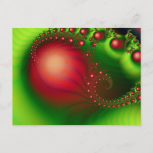 Cartes Pour Fêtes Annuelles Red Green Holiday Abstrait