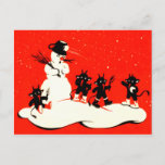Cartes Pour Fêtes Annuelles Red Krampus<br><div class="desc">Vintage Krampus Christmas</div>