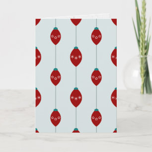 Cartes Pour Fêtes Annuelles Red Ornamy Gîtes de Noël