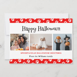 Cartes Pour Fêtes Annuelles Red Pet Pws Photo Happy Halloween
