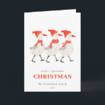 Cartes Pour Fêtes Annuelles Red Winter Quacking Christmas Canards Business Log<br><div class="desc">Si vous avez besoin d'une personnalisation supplémentaire,  n'hésitez pas à m'envoyer un message sur yellowfebstudio@gmail.com .</div>