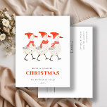 Cartes Pour Fêtes Annuelles Red Winter Quacking Christmas Canards Business Log<br><div class="desc">Si vous avez besoin d'une personnalisation supplémentaire,  n'hésitez pas à m'envoyer un message sur yellowfebstudio@gmail.com .</div>