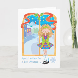 Cartes Pour Fêtes Annuelles Reel Blonde Noël