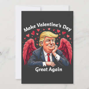 Cartes Pour Fêtes Annuelles Refaisons la Saint-Valentin Trump Amoureux 