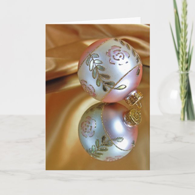 Cartes Pour Fêtes Annuelles Réflexion des vacances (Devant)