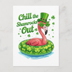 Cartes Pour Fêtes Annuelles Refroidir les trèfles drôle  St Patrick's Day