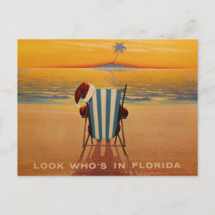Cartes Pour Fêtes Annuelles Regardez qui est en Floride